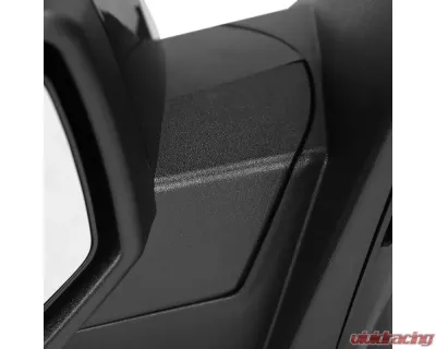 Spec-D Glossy Black Side Mirror w/ LED Puddle Light - Driver Side Chevrolet | GMC 2014-2018 - RMV-SIV14AHP-FS-L