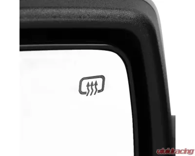 Spec-D Glossy Black Side Mirror w/ LED Puddle Light - Driver Side Chevrolet | GMC 2014-2018 - RMV-SIV14AHP-FS-L