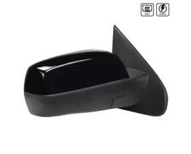 Spec-D Glossy Black Side Mirror w/ LED Puddle Light - Passenger Side Chevrolet | GMC 2014-2018