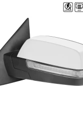 Spec-D Chrome Side Mirror w/ LED Turn Signal & Puddle Light - Driver Side Chevrolet | GMC 2014-2018                                     - RMV-SIV14CHP-AT-FS-L - Image 10