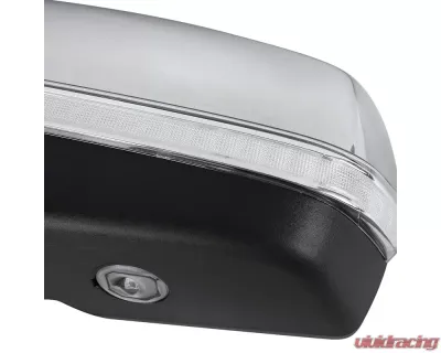 Spec-D Chrome Side Mirror w/ LED Turn Signal & Puddle Light - Driver Side Chevrolet | GMC 2014-2018 - RMV-SIV14CHP-AT-FS-L
