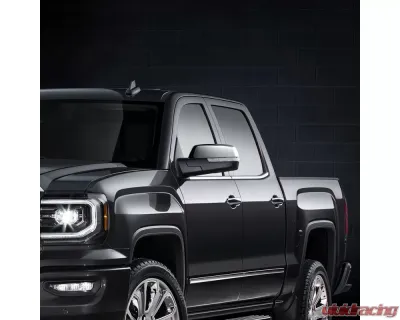 Spec-D Chrome Side Mirror w/ LED Turn Signal & Puddle Light - Driver Side Chevrolet | GMC 2014-2018 - RMV-SIV14CHP-AT-FS-L