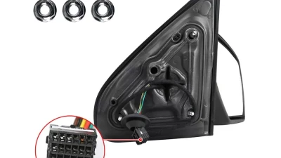 Spec-D Chrome Power Adjustable, Auto-Fold, & Heated Side Mirror w/ LED Turn Signal & Puddle Light - Passenger Side Only Chevrolet Silverado | GMC Sierra 2014-2018                                     - RMV-SIV14CHP-AT-FS-R - Image 7