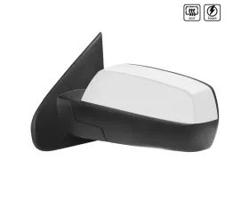 Spec-D Chrome Side Mirror w/ LED Puddle Light - Driver Side Chevrolet | GMC 2014-2018