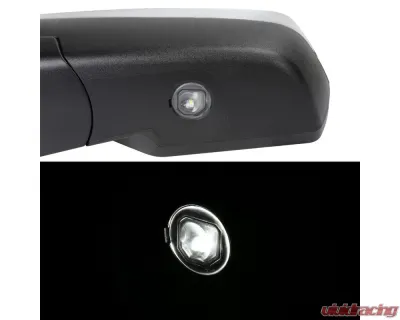 Spec-D Chrome Side Mirror w/ LED Puddle Light - Driver Side Chevrolet | GMC 2014-2018 - RMV-SIV14CHP-FS-L