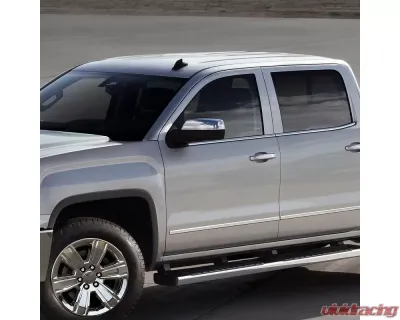 Spec-D Chrome Side Mirror w/ LED Puddle Light - Driver Side Chevrolet | GMC 2014-2018 - RMV-SIV14CHP-FS-L