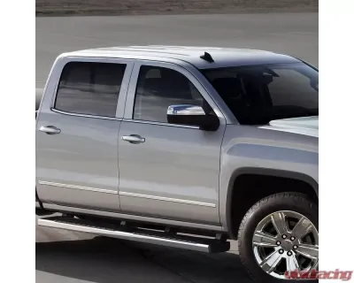 Spec-D Chrome Side Mirror w/ LED Puddle Light - Passenger Side Chevrolet | GMC 2014-2018 - RMV-SIV14CHP-FS-R