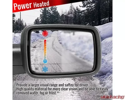 Spec-D Chrome Side Mirror w/ LED Puddle Light - Passenger Side Chevrolet | GMC 2014-2018 - RMV-SIV14CHP-FS-R