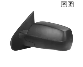 Spec-D Matte Black Side Mirror w/ LED Puddle Light - Driver Side Chevrolet | GMC 2014-2018