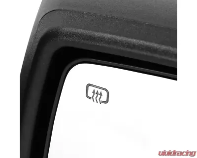 Spec-D Matte Black Side Mirror w/ LED Puddle Light - Passenger Side Chevrolet | GMC 2014-2018 - RMV-SIV14HP-FS-R