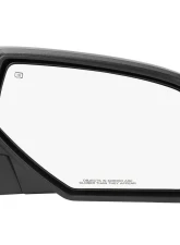 Spec-D Matte Black Side Mirror w/ LED Puddle Light - Passenger Side Chevrolet | GMC 2014-2018                                     - RMV-SIV14HP-FS-R - Image 6