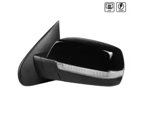 Spec-D Glossy Black Side Mirror - Driver Side Chevrolet | GMC 2014-2018