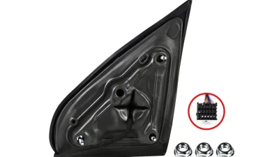 Spec-D Manual Fold Power Adjustable Heated LED Turn Signal Glossy Black Side Mirror (Passenger Side only) Chevrolet Silverado | GMC Sierra 2014-2018                                     - RMV-SIV14HP-V2-FS-R - Image 7