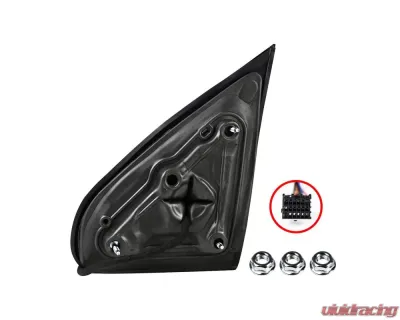 Spec-D Glossy Black Side Mirror - Passenger Side Chevrolet | GMC 2014-2018 - RMV-SIV14HP-V2-FS-R