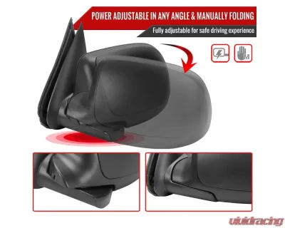 Spec-D Matte Black Side Mirror - Passenger Side Chevrolet | GMC 1999-2002 - RMV-SIV99HP-FS-R