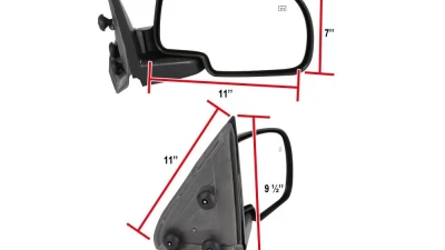 Spec-D Black Power Adjustable & Heated Side Mirror - Passenger Side Only Chevrolet | GMC 1999-2002                                     - RMV-SIV99HP-ZM-R - Image 2