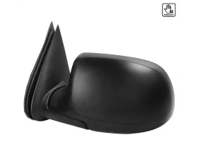 Spec-D Matte Black Manually Adjustable Side Mirror - Driver Side Chevrolet | GMC 1999-2002