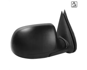 Spec-D Matte Black Manually Adjustable Side Mirror - Passenger Side Chevrolet | GMC 1999-2002