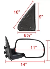 Spec-D Manual Side Mirror - Passenger Side Chevrolet | GMC 1999-2002                                     - RMV-SIV99M-ZM-R - Image 8