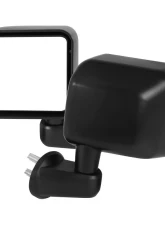 Spec-D Black Manual Adjustable Side Mirrors Jeep Wrangler JK 2007-2018                                     - RMV-WRG07M-FS - Image 10