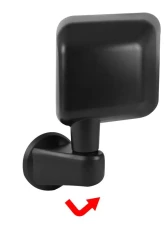 Spec-D Black Manual Adjustable Side Mirrors Jeep Wrangler JK 2007-2018                                     - RMV-WRG07M-FS - Image 3