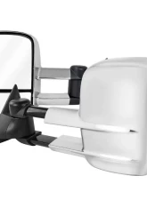 Spec-D Chrome Towing Mirrors w/ Amber LED Turn Signal Lights (Smoke Lens) Chevrolet | GMC 1988-2002                                     - RMX-C1088CRLED-M-FS - Image 10