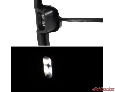 Spec-D Black Towing Side Mirrors w/ LED Turn Signal (Smoke Lens) Chevrolet | GMC 1988-2000 - RMX-C1088G3GLEDHP-FS