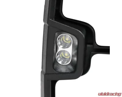 Spec-D Black Towing Side Mirrors w/ LED Turn Signal (Smoke Lens) Chevrolet | GMC 1988-2000 - RMX-C1088G3GLEDHP-FS