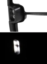 Spec-D Black Towing Side Mirrors w/ LED Turn Signal (Yellow Lens) Chevrolet | GMC 1988-2000                                     - RMX-C1088G3LEDHP-FS - Image 3