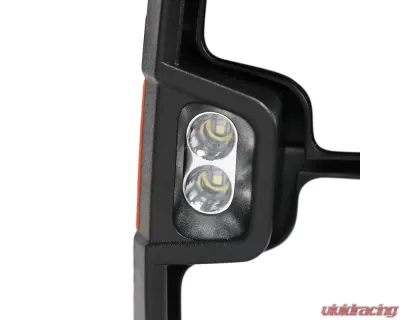 Spec-D Black Towing Side Mirrors w/ LED Turn Signal (Yellow Lens) Chevrolet | GMC 1988-2000 - RMX-C1088G3LEDHP-FS