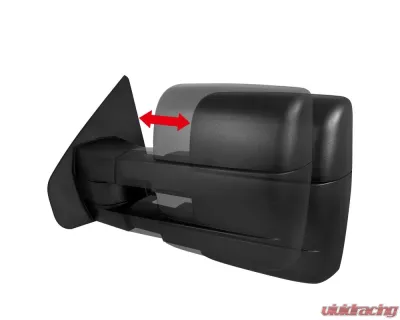 Spec-D Black Towing Mirrors Ford F-150 2004-2014 - RMX-F15004-M-FS