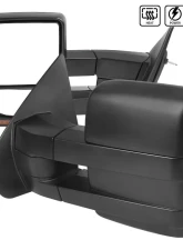 Spec-D Black Towing Mirrors w/ Amber LED Signal Lights Ford F-150 2004-2006                                     - RMX-F15004H-P-FS - Image 10