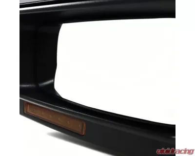 Spec-D Black Towing Mirrors w/ Amber LED Signal Lights Ford F-150 2004-2006 - RMX-F15004H-P-FS
