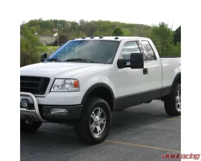 Spec-D Black Towing Mirrors w/ Amber LED Signal Lights Ford F-150 2004-2006 - RMX-F15004H-P-FS