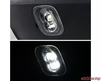 Spec-D Chrome Towing Mirrors w/ LED Turn Signal & Puddle Lights (Smoke Lens) Ford 1997-2014 - RMX-F15007F4GH-P-FS
