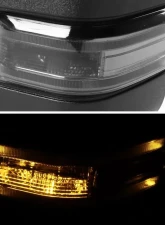 Spec-D Chrome Towing Mirrors w/ LED Turn Signal & Puddle Lights (Smoke Lens) Ford 1997-2014                                     - RMX-F15007F4GH-P-FS - Image 7