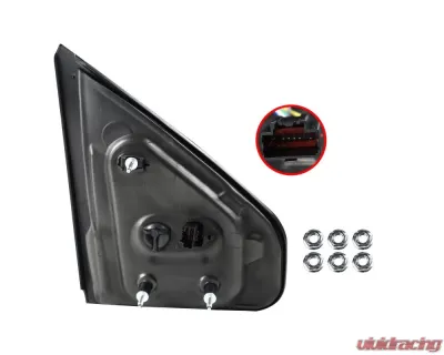 Spec-D Chrome Towing Mirrors w/ LED Turn Signal & Puddle Lights (Clear Lens) Ford 1997-2014 - RMX-F15007F4H-P-FS