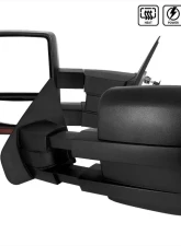 Spec-D Black Tow Mirrors w/ LED Turn Signals Lights (Amber Lens) Ford F-150 | 250 1997-2014                                     - RMX-F15007H-P-FS - Image 10