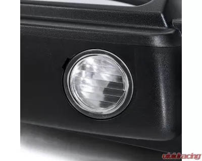 Spec-D Black Tow Mirrors w/ LED Turn Signals Lights (Amber Lens) Ford F-150 | 250 1997-2014 - RMX-F15007H-P-FS