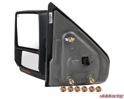 Spec-D Black Tow Mirrors w/ LED Turn Signals Lights (Amber Lens) Ford F-150 | 250 1997-2014 - RMX-F15007H-P-FS