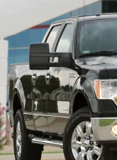 Spec-D Black Tow Mirrors w/ LED Turn Signals Lights (Amber Lens) Ford F-150 | 250 1997-2014                                     - RMX-F15007H-P-FS - Image 9