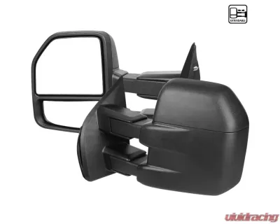Spec-D Manual Adjustable & Extendable Towing Mirrors Ford F-150 2015-2019 - RMX-F15015F3-M-FS