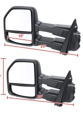 Spec-D Manual Adjustable & Extendable Towing Mirrors Ford F-150 2015-2019                                     - RMX-F15015F3-M-FS - Image 8