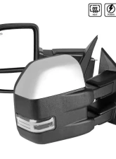 Spec-D Chrome Towing Mirrors w/ Sequential LED Signal Lights Ford F-150 2015-2019                                     - RMX-F15015F4-SQ-FS - Image 5