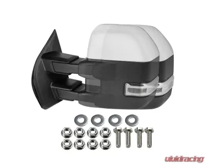 Spec-D Chrome Towing Mirrors w/ Sequential LED Signal Lights Ford F-150 2015-2019 - RMX-F15015F4-SQ-FS
