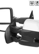 Spec-D Power Adjustable, Heated, & Manual Extendable Towing Mirrors w/ Smoked Lens LED Turn Signal, Clearance, Puddle, & Auxiliary Lights Ford F-150 2015-2020                                     - RMX-F15015F4GH-P-FS - Image 10