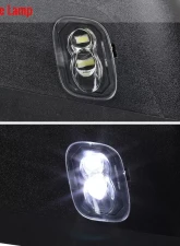 Spec-D Power Adjustable, Heated, & Manual Extendable Towing Mirrors w/ Smoked Lens LED Turn Signal, Clearance, Puddle, & Auxiliary Lights Ford F-150 2015-2020                                     - RMX-F15015F4GH-P-FS - Image 6