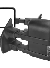 Spec-D Manual Adjustable & Extendable Towing Mirrors w/ Smoked Lens Turn Signal Lights Ford F-Series 1999-2016                                     - RMX-F25008GLED-M-FS - Image 10