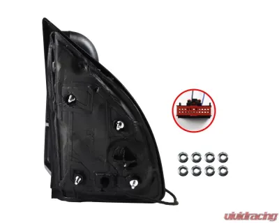 Spec-D Manual Adjustable & Extendable Towing Mirrors w/ Smoked Lens Turn Signal Lights Ford F-Series 1999-2016 - RMX-F25008GLED-M-FS