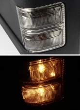 Spec-D Manual Adjustable & Extendable Towing Mirrors w/ Smoked Lens Turn Signal Lights Ford F-Series 1999-2016                                     - RMX-F25008GLED-M-FS - Image 8